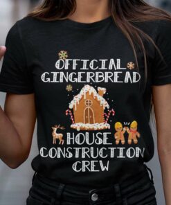Cake Hose Official Gingerbread House Construction Christmas T-shirt