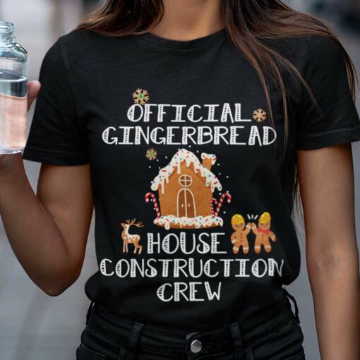 Cake Hose Official Gingerbread House Construction Christmas T-shirt