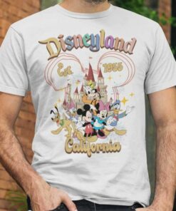 California 1955 Disnayland Mickey Friends T-shirt