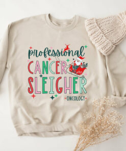 Cancer Oncology Nurse Christmas Sweatshirt