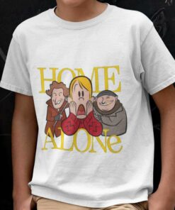 Cartoon Cover Home Alone Christmas T-shirt