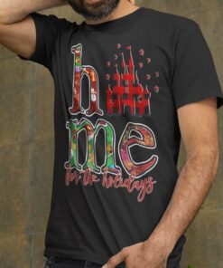 Castle Home For The Holidays Christmas T-shirt