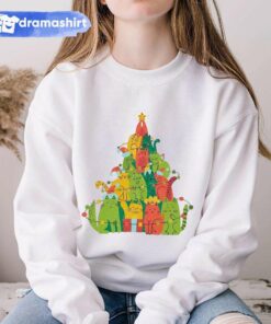 Cat Christmas Tree Christmas Sweashirt