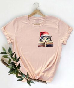 Cat Lover Minimalist Meowy Christmas Pocket Sweatshirt Lovely Unique Xmas Gift