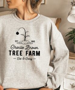 Charlie Brown Christmas Tree Farm Est 1965 Minimalist Sweatshirt
