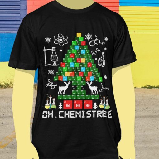 Chemical Tree Oh Chemistree Christmas Tee