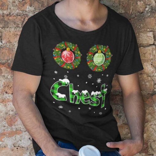 Chest Couples Christmas T-Shirt