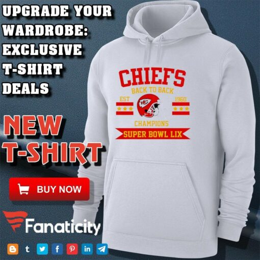 Chiefs Back to Back Champions Super Bowl LIX 2025 shirt