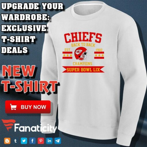 Chiefs Back to Back Champions Super Bowl LIX 2025 shirt