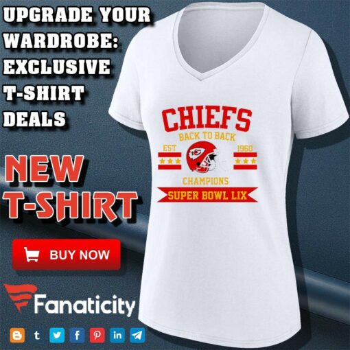 Chiefs Back to Back Champions Super Bowl LIX 2025 shirt