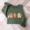 Christmas Bakery Gingerbread Cookie House Sweatshirt Unique Christmas Gift