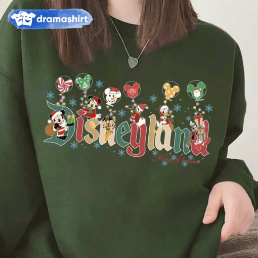 Christmas Balloons Mickey And Friends Sweatshirt Disney