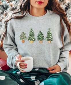 Christmas Bling Light Tree Sweatshirt Unique Xmas Gift