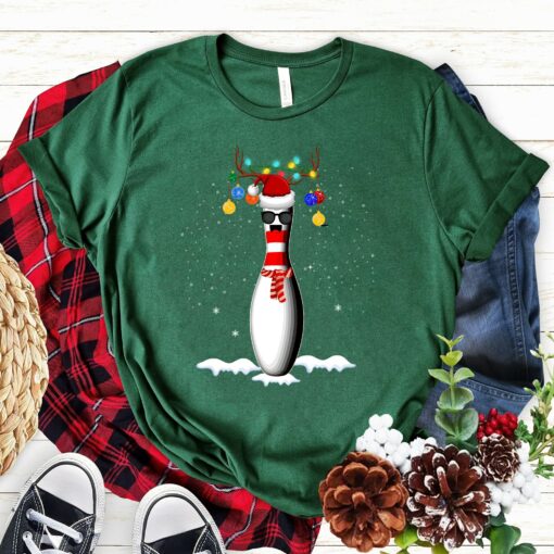 Christmas Bowling Ball Funny Sweatshirt Cool Pin Unique Xmas Gift For Sports Lover