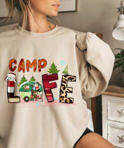 Christmas Camp Life Holiday Camping Sweatshirt