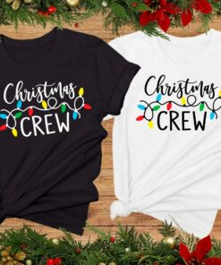 Christmas Crew With Lights Family Christmas Sweatshirt