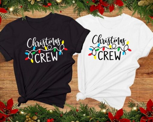 Christmas Crew With Lights Family Christmas Sweatshirt