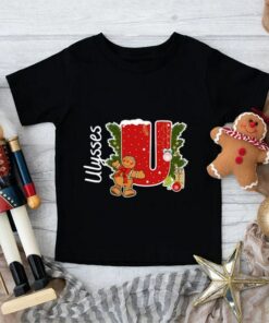 Christmas Custom Name Cute Gingerbread Cookies Kids Baby First Christmas Sweatshirt Lovely Unique Xmas Gift