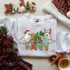 Christmas Cute Funny Ghost Plant Lady Sweatshirt