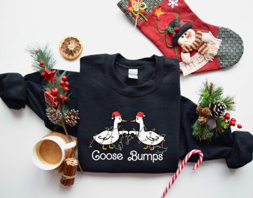 Christmas Cute Goose Bumps Sweatshirt