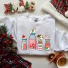 Christmas Cute Nurse Sweatshirt Lovely Unique Xmas Gift