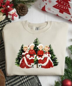 Christmas Cute Santa Claus Outfit White Movie Sweatshirt