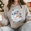 Christmas Cute Winter Snowman Read Book With Moon Sweatshirt Lovely Unique Xmas Gift