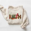 Christmas Faith Religious Sweatshirt Lovely Unique Xmas Gift For Christian