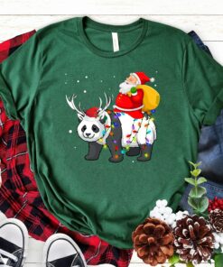 Christmas Funny Cute Panda Santa Hat Pandas Bear Xmas Sweatshirt