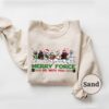 Christmas Galaxy War Merry Force Be With You Sweatshirt