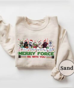 Christmas Galaxy War Merry Force Be With You Sweatshirt