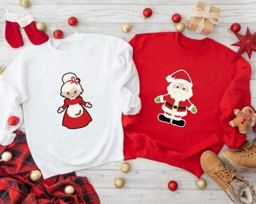 Christmas Grandma &ampGrandpa Sweatshirt Xmas Family Gift