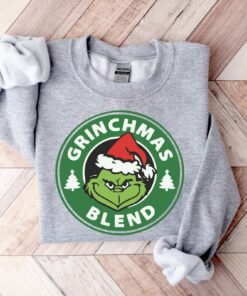 Christmas Grinchmas Blend Funny Sweatshirt Trendy Unique Xmas Gift