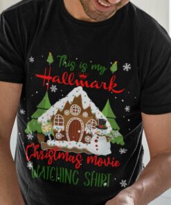 Christmas House This Is My Hallmark Christmas Tee
