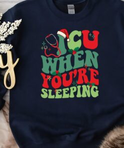 Christmas ICU When You’re Sleeping Nursing Xmas Gift