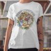 Christmas Laurel Merry Christmas T-shirt Winnie The Pooh