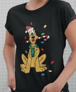 Christmas Light Goofy Christmas Tee