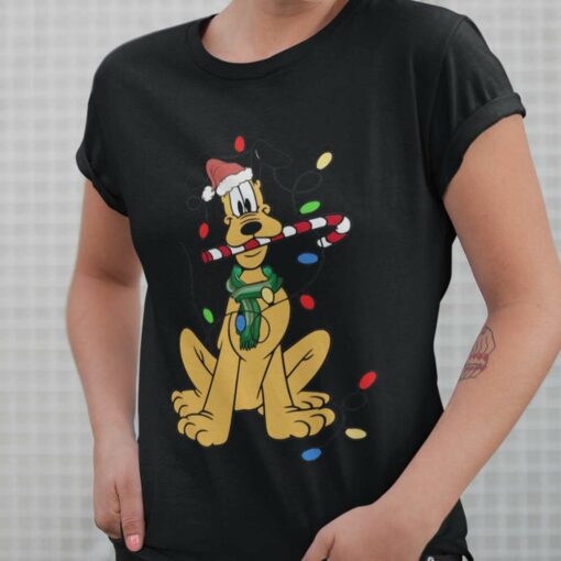 Christmas Light Goofy Christmas Tee