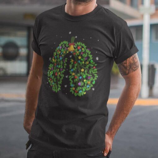 Christmas Light Tree Lung T-shirt