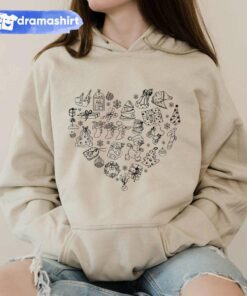 Christmas Little Things Heart Hoodie