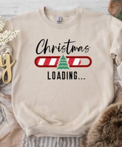 Christmas Loading Funny Xmas Sweatshirt