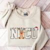 Christmas NICU Reindeer Nurse Sweatshirt Lovely Unique Xmas Gift