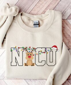 Christmas NICU Reindeer Nurse Sweatshirt Lovely Unique Xmas Gift