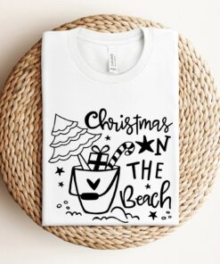 Christmas On The Beach Santa July Hawaiian Minimalist Sweatshirt Lovely Unique Xmas Gift