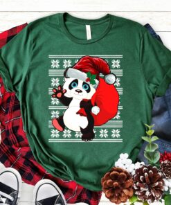 Christmas Panda Santa Hat Pandas Bear Xmas Funny Cute Sweatshirt
