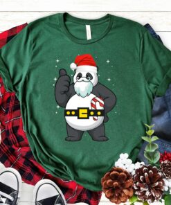 Christmas Panda Santa Hat Pandas Bear Xmas Sweatshirt Trendy Unique Xmas Gift