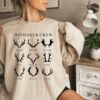 Christmas Reindeer Crew Sweatshirt Lovely Unique Xmas Gift