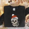 Christmas Skeleton Freezing To Death Sweatshirt
