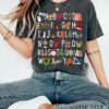 Christmas Teacher Alphabet Sweatshirt Lovely Unique Xmas Gift