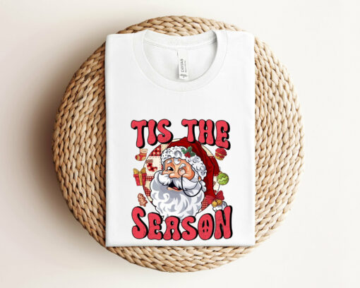 Christmas Tis The Season Merry Cute Winter Sweatshirt Unique Xmas Gift